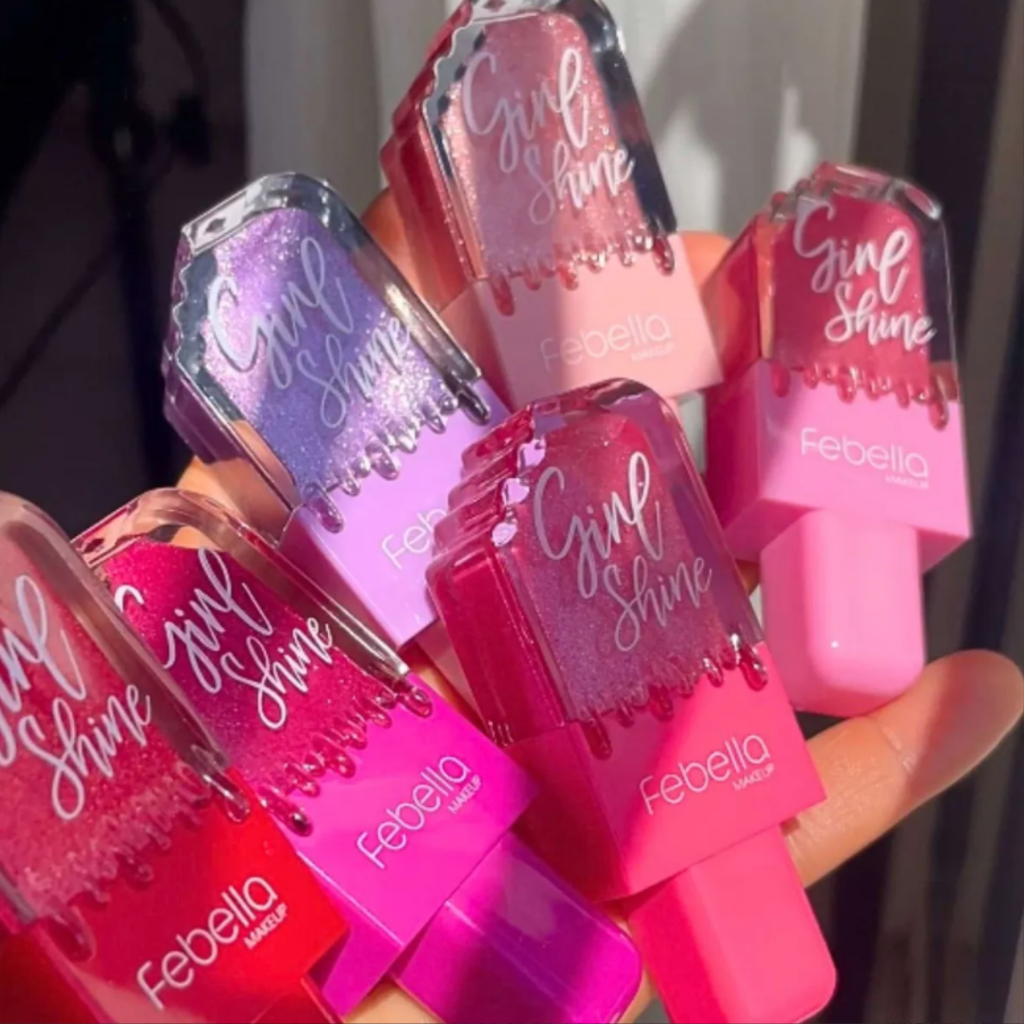 Lip Gloss Febella Glitter Sorvetinho